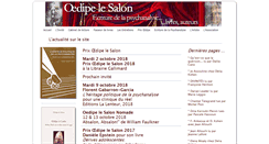 Desktop Screenshot of oedipelesalon.com